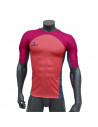 Camiseta Trail Running Talaia Coral y granate - Skyrun