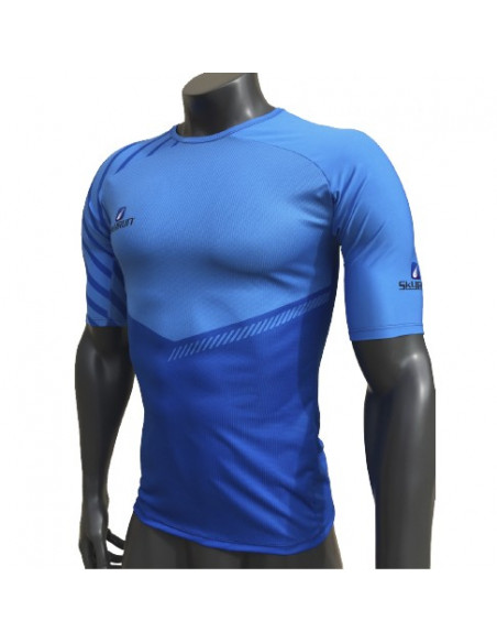 Camiseta Trail Running Talaia azul  - Skyrun