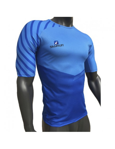 Camiseta Trail Running Talaia azul  - Skyrun