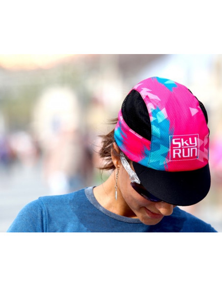 Gorra Trail Running Hi-Tech Reversible Pink