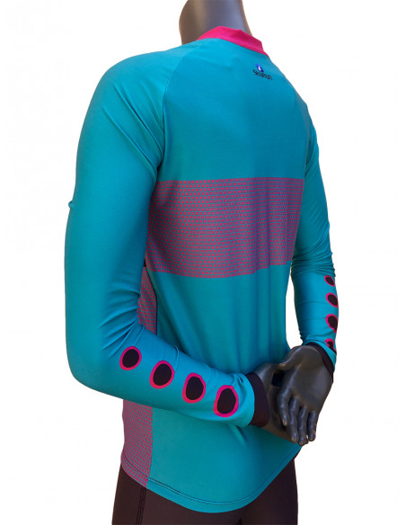 Camiseta Térmica Trail Running Sagra Purple - Skyrun