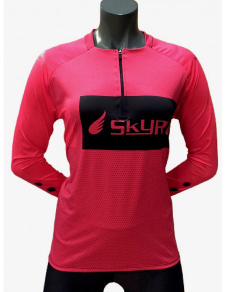 Camiseta Térmica Trail Running Sagra Pink